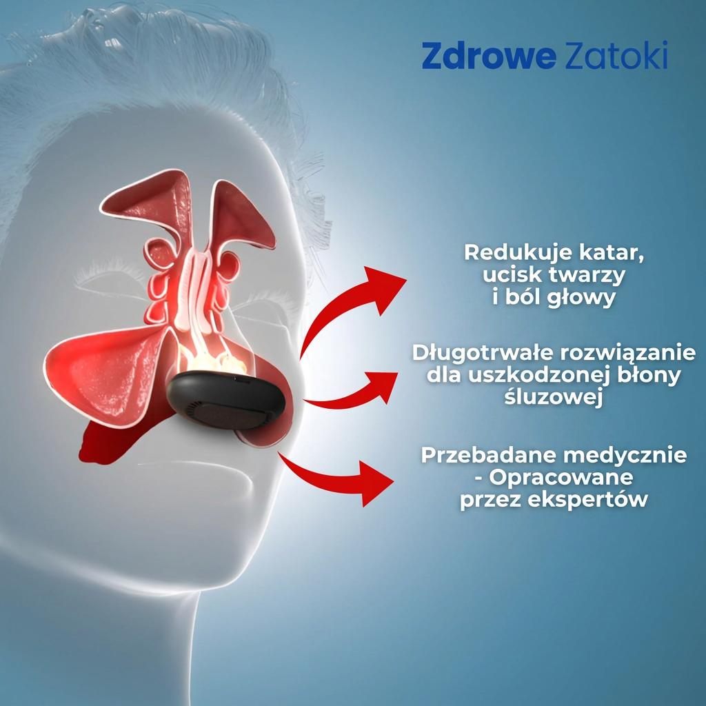 Zdrowe Zatoki™ - Terapia światłem czerwonym