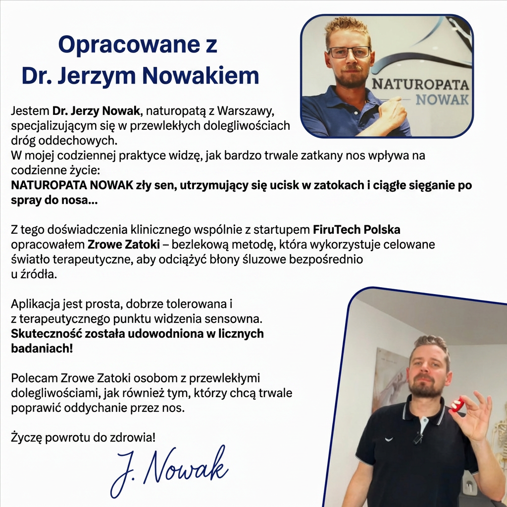 Zdrowe Zatoki™ - Terapia światłem czerwonym